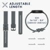 Set 2 curele pentru Willful Smartwatch/Fitnesstracker, Kwmobile, Gri/Visiniu, Silicon, 57791.04