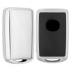 Husa Cheie Auto kwmobile pentru Mazda 4 Butoane, Silicon, Gri/Negru, 59241.94
