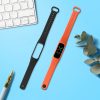Set 2 Curele pentru Oppo Band Sport, Kwmobile, Negru/Portocaliu, Silicon, 57437.04