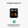 Set 2 curele pentru Xiaomi Redmi Watch 2/Redmi Watch 2 Lite, Kwmobile, Gri/Verde, Silicon, 56911.06