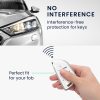 Husa Cheie Auto pentru BMW 3 Butoane - Smart Key, Kwmobile, Alb/Argintiu, Silicon, 56001.06