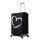 Husa pentru troler marime L, Kwmobile, Negru/Alb, Lycra, 45230.3.08