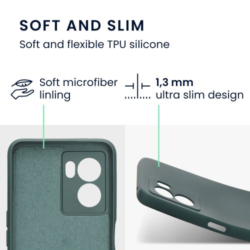 Husa OPPO A77, Silicon, Verde, 59245.169