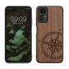 Husa Xiaomi Redmi Note 12S, Maro, Lemn/Silicon, 60692.01