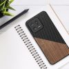 Husa Xiaomi 13 5G, Maro/Negru, Lemn/Silicon, 60705.01