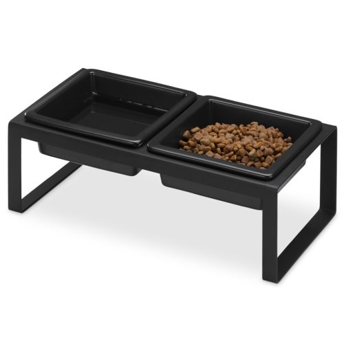 Statie de alimentare pentru pisici Navaris, 250 ml, design modern, 60794.01