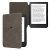 Husa kwmobile pentru Kobo Clara 2E, Piele ecologica, Gri, 60229.05