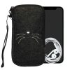 Husa Kwmobile Universala XL - 6,8", Textil, Gri/Alb, 49866.4.13