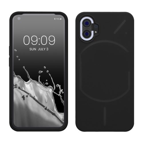 Husa Nothing Phone 1, Silicon, Negru, 59912.01