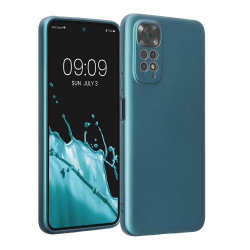 Husa Xiaomi Redmi Note 11/Redmi Note 11S, Silicon, Albastru, 58651.251
