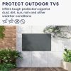 Husa pentru televizor de 55" Kwmobile, Gri, Textil, 55238.22