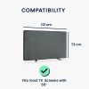 Husa pentru televizor de 55" Kwmobile, Gri, Textil, 55238.22