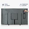 Husa pentru televizor de 55" Kwmobile, Gri, Textil, 55238.22