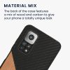 Bumper Xiaomi Mi 10T/Mi 10T Pro, Lemn, Maro/Negru, 56623.03