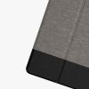 Book Cover kwmobile pentru Samsung Galaxy Tab S8/Galaxy Tab S7, Textil, Gri/Negru, 60385.25