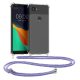 Bumper Google Pixel 3a, Silicon, Transparent/Mov, 48875.108