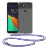 Bumper Google Pixel 3a, Silicon, Transparent/Mov, 48875.108