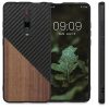 Bumper Xiaomi Mi 9T Pro/Redmi K20 Pro, Lemn, Maro/Negru, 51678.02