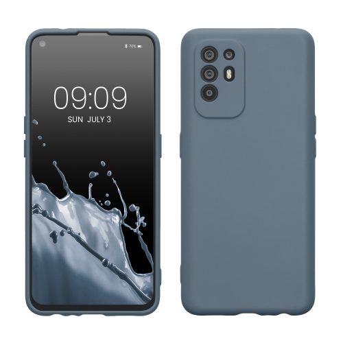 Husa OPPO A94 5G, Silicon, Gri, 58332.12