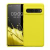 Husa Google Pixel 7 Pro, Silicon, Galben, 59452.149