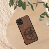 Husa Apple iPhone 11, Lemn, Maro/Albastru, 49799.15