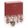 Set 4 pahare vin Navaris cu perete dublu, 350 ml, design Craciun, sticla borosilicata, 60991.01