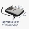 Husa Kwmobile Universala, Neopren, Gri/Negru, 58148.05