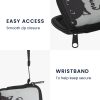Husa Kwmobile Universala, Neopren, Gri/Negru, 58148.05