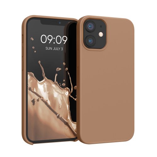 Husa Apple iPhone 12 Mini, Silicon, Maro, 52640.246