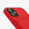 Husa Apple iPhone 12 Mini, Silicon, Rosu, 55111.09