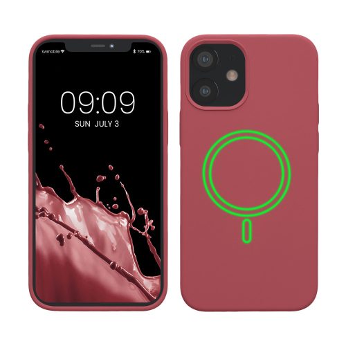Husa Apple iPhone 12 Mini, Silicon, Roz, 56555.167