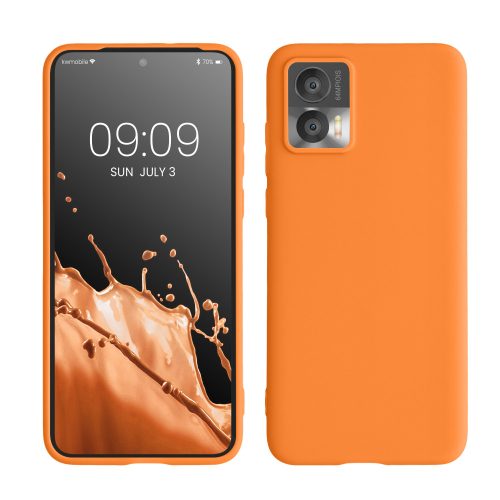 Husa Motorola Edge 30 Neo, Silicon, Portocaliu, 60081.150