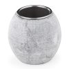 Bol aromaterapie sauna Navaris, din piatra steatit, 5x5x5 cm, gri, 61164.01