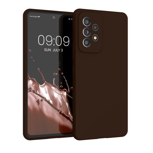 Husa Samsung Galaxy A53 5G, Maro, Silicon, 57835.247