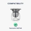 Husa de praf Kwmobile pentru Thermomix TM5 /Thermomix TM6, Transparent/Albastru, TPU, 59984.02