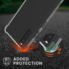 Husa cu jnur Sony Xperia 10 V, Transparent/Negru, Silicon, 61195.03