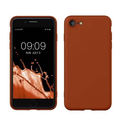 Husa Apple iPhone SE (2022)/iPhone SE (2020)/iPhone 8, Maro, Silicon, 49979.249