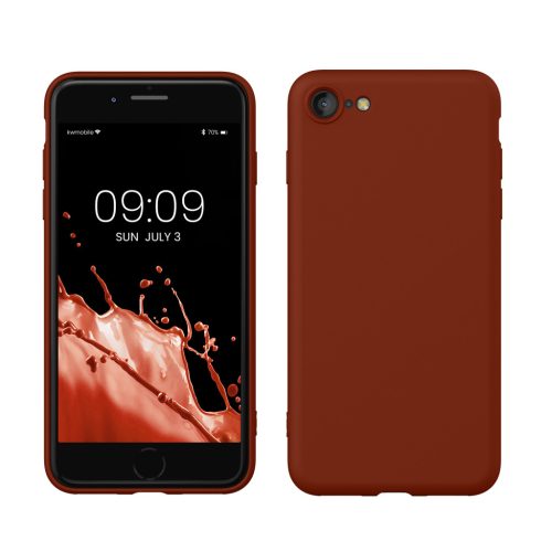 Husa Apple iPhone SE (2022)/iPhone SE (2020)/iPhone 8, Rosu, Silicon, 49979.248