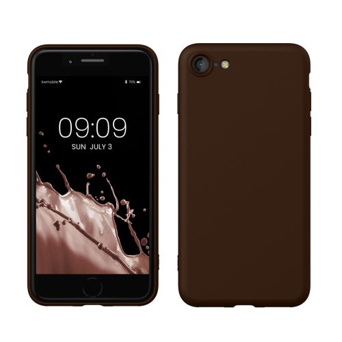 Husa Apple iPhone SE (2022)/iPhone SE (2020)/iPhone 8, Maro, Silicon, 49979.247