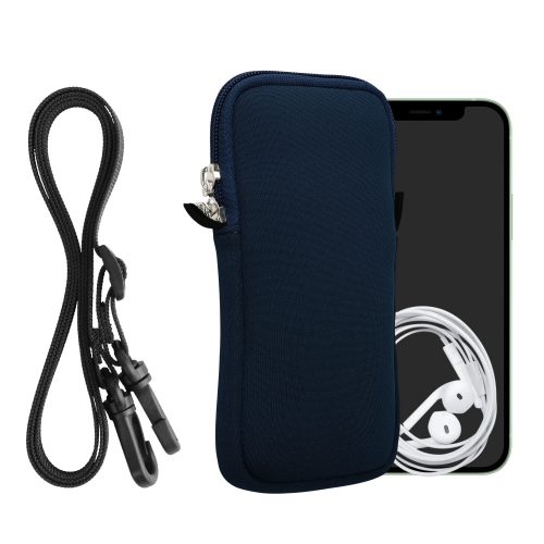 Husa Universala telefon XXL, 7 inch, Albastru, Neopren, 58700.5.116