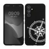 Husa Samsung Galaxy A54 5G, Negru/Alb, Silicon, 61246.03