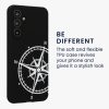 Husa Samsung Galaxy A54 5G, Negru/Alb, Silicon, 61246.03