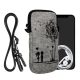 Husa Universala telefon XXL, 7 inch, Gri/Negru, Textil, 58702.5.02
