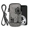 Husa Universala telefon XXL, 7 inch, Gri/Negru, Textil, 58702.5.02