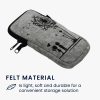 Husa Universala telefon XXL, 7 inch, Gri/Negru, Textil, 58702.5.02