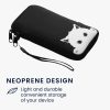 Husa Universala telefon XL, 6,8 inch, Negru/Alb, Neopren, 30226.4.50