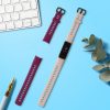 Set 2 curele kwmobile pentru Huawei Band 4, Silicon, Visiniu/Roz, 59802.05
