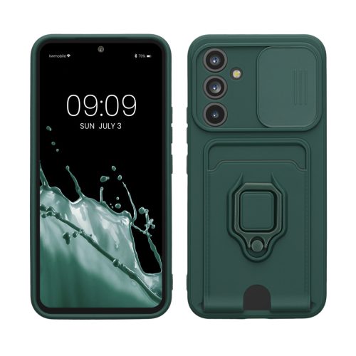 Husa Samsung Galaxy A54 5G, Verde inchis, Silicon, 61339.169