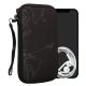 Husa Kwmobile Universala L - 6,5", Neopren, Negru/Alb , 30226.3.65