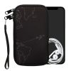 Husa Kwmobile Universala L - 6,5", Neopren, Negru/Alb , 30226.3.65